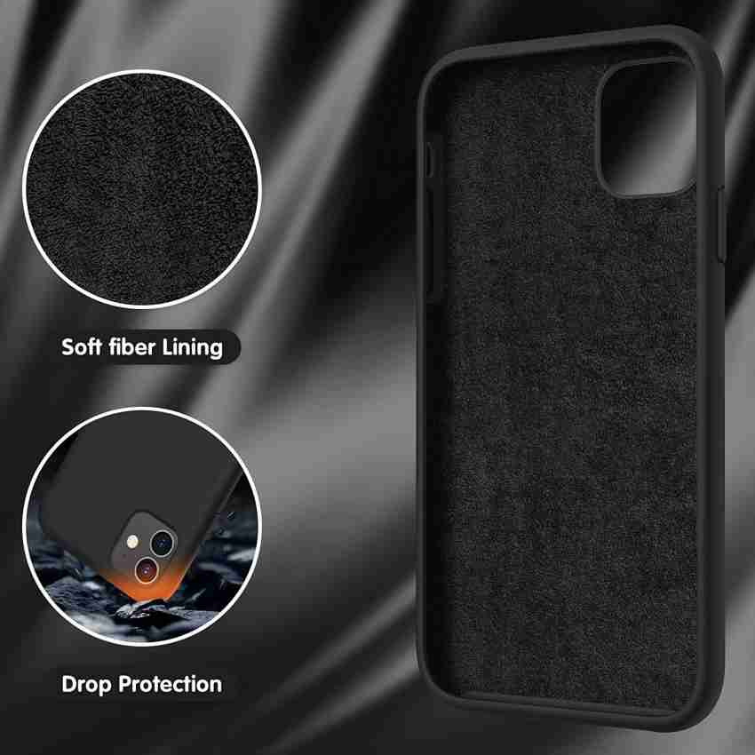 vonzee Back Cover for iPhone 11 Liquid Silicone All-Inclusive Lens