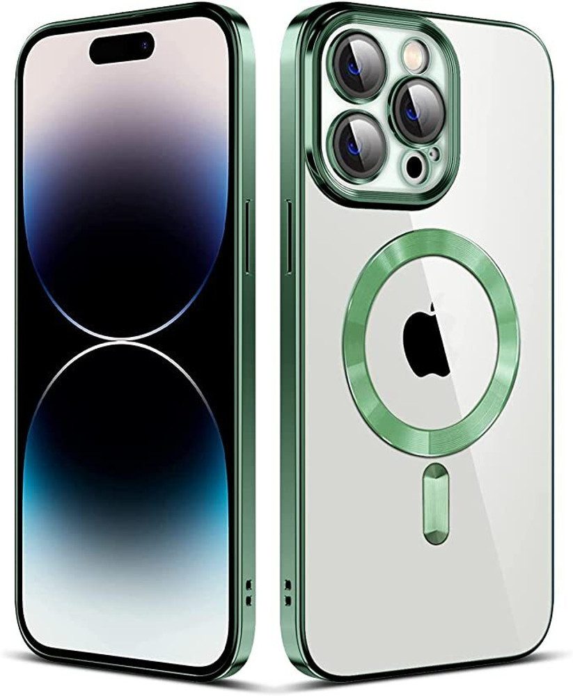 PSN Back Cover for Clear Magnetic iPhone 14 Pro Case Camera Lens