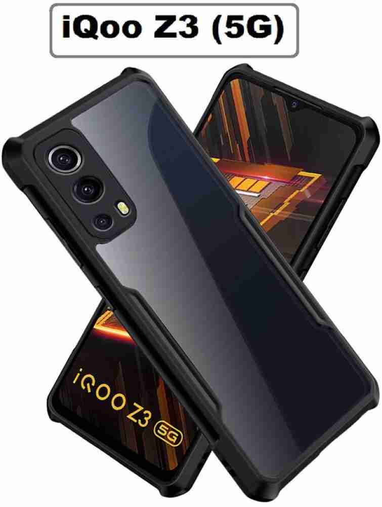 Zybux Back Cover for IQOO Z3 5G,Anti-Grip Mobile Back Case - Zybux 