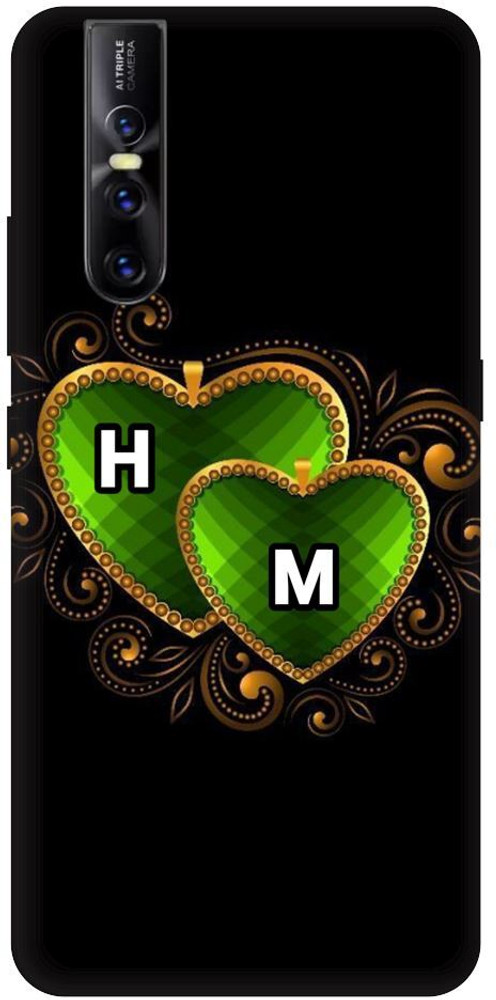 ThePrintlink Back Cover for Vivo V15 Pro H M H LOVE M H M NAME