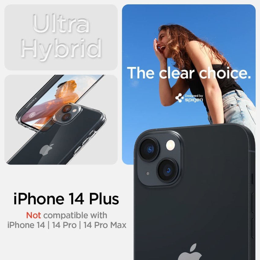Spigen Funda iPhone 14 Plus Ultra Hybrid Frost (transparente) 