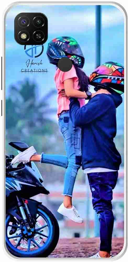 ThePrintlink Back Cover for Redmi 9 LOVE CUTE COUPLE KTM BIKE GIRL ThePrintlink Flipkart