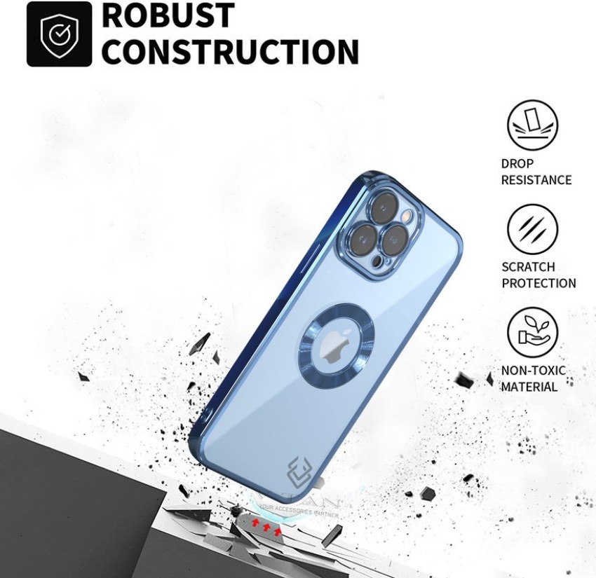 V-TAN Back Cover for IPHONE 12 PRO MAX-BLUE Back Case Cover