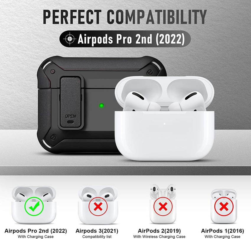 AGEIS Back Cover for Apple Airpods Pro 2 AGEIS Flipkart