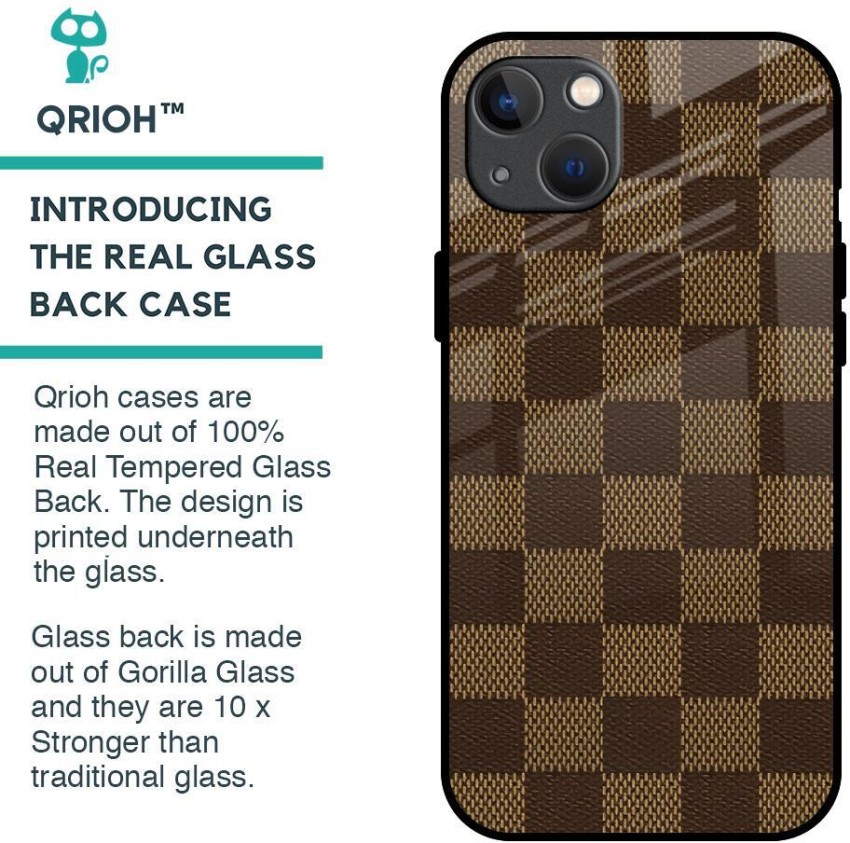 LV Pattern Glass Case - iPhone