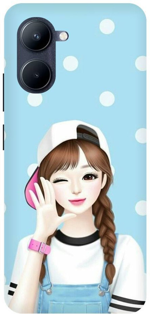 URCHIN Back Cover for Realme C33 Cute Girl Girl Barbie Cartoon