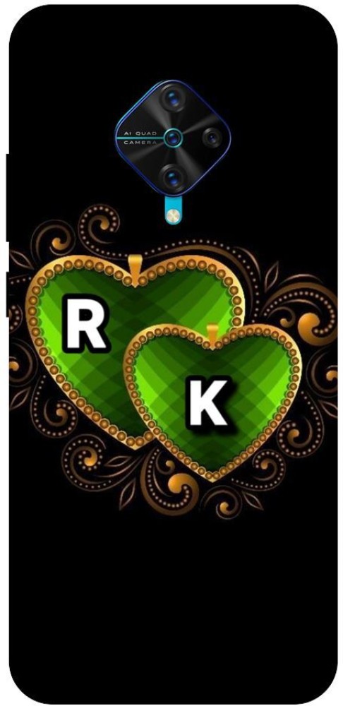 Alphabet R And K In Heart