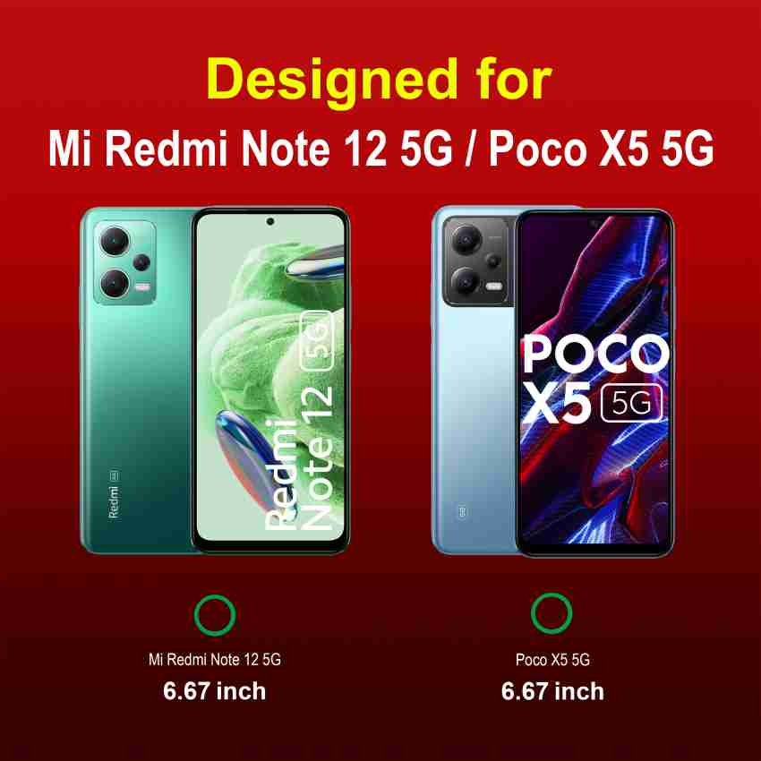 Zapcase Back Cover for Redmi Note 12 5G, Poco X5 5G - Zapcase 