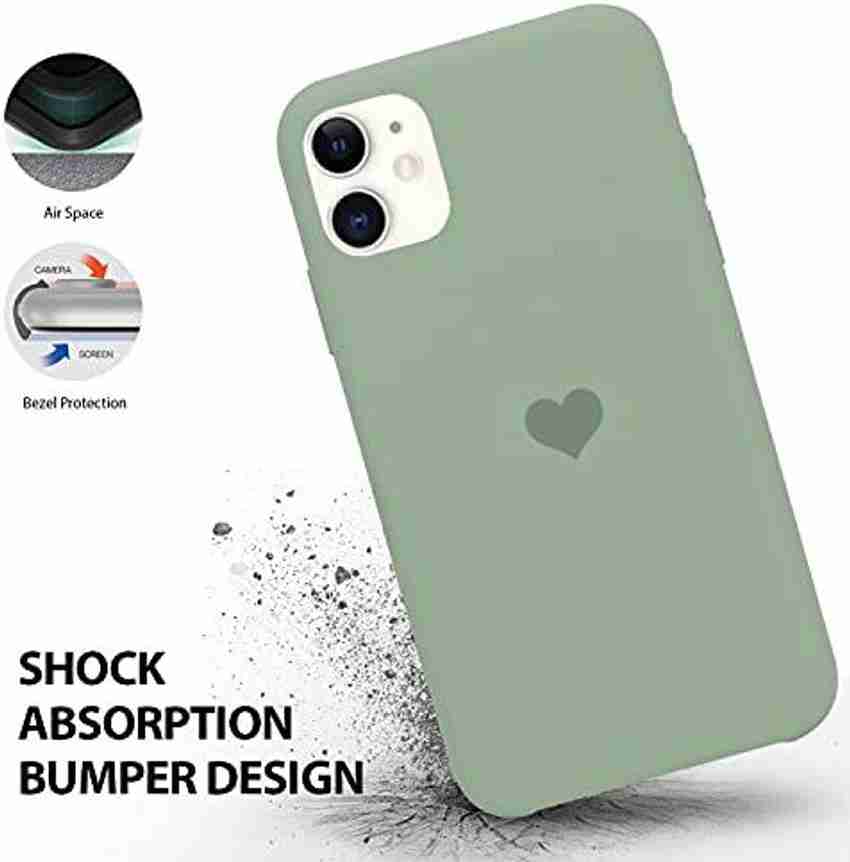 Midos Back Cover for iPhone 11 Compatible With iPhone 11 for Girls Case Soft Silicone Green Midos Flipkart