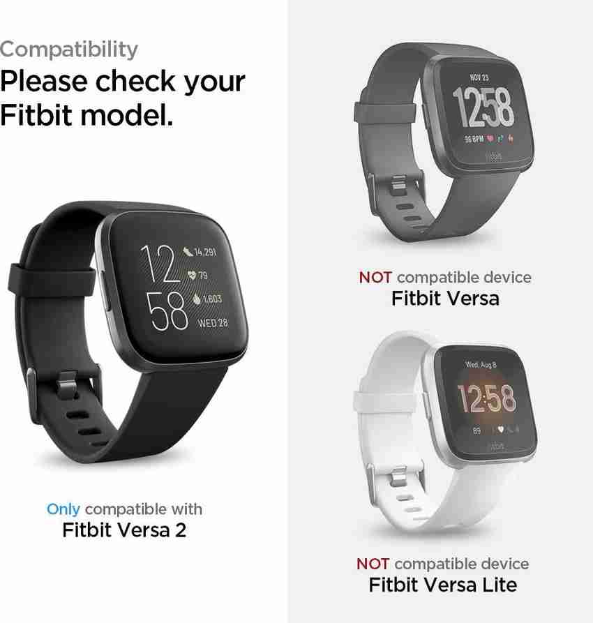 Fitbit versa 2 clearance case rugged armor pro