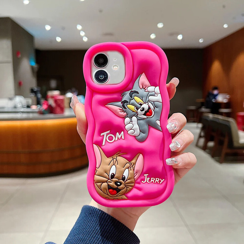 COVERLY Protective Case for Oppo A18 Cute Tom and Jerry Cartoon Cover Soft Silicon Full Protective Case COVERLY Flipkart