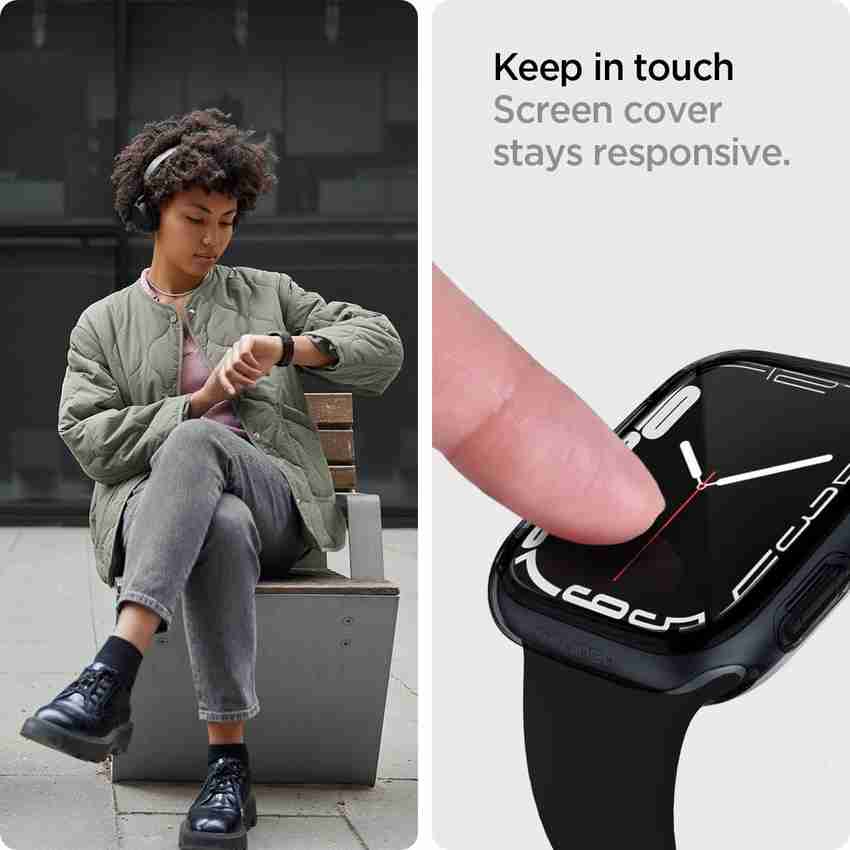 Spigen Ultra Hybrid Bumper Case for Apple Watch 8 Spigen