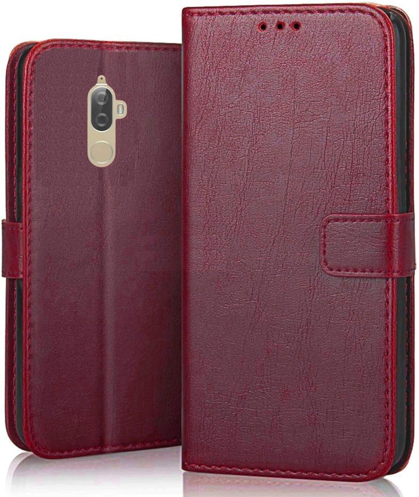 Leather Lenovo K8 Plus Flip Cover Amazon XORB Flip Cover Case For