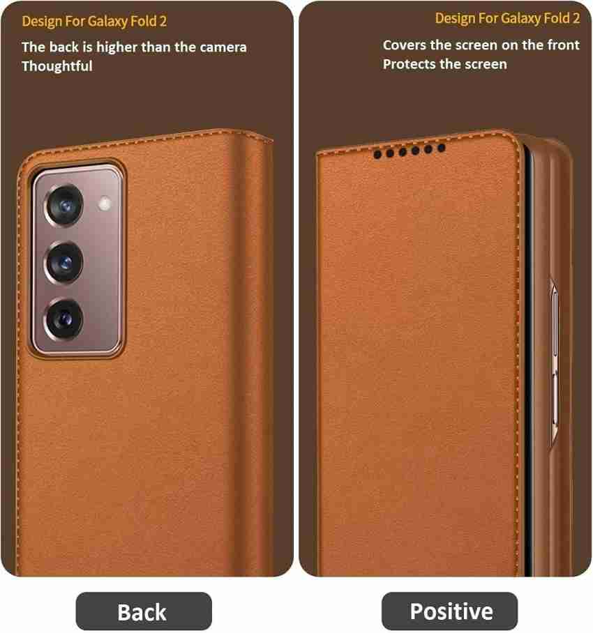 Galaxy Z Fold 2 Louis Vuitton Brown Hard Case – Casecart India