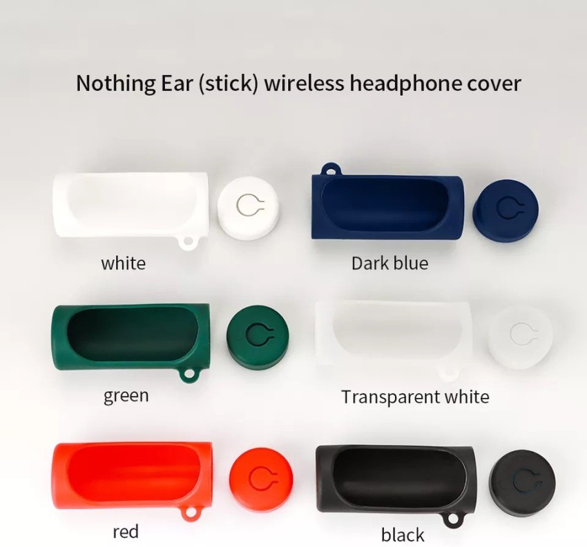 printme Front & Back Case for Nothing Ear Stick, Silicone Case Cover  [Earbuds Not Included] - printme 