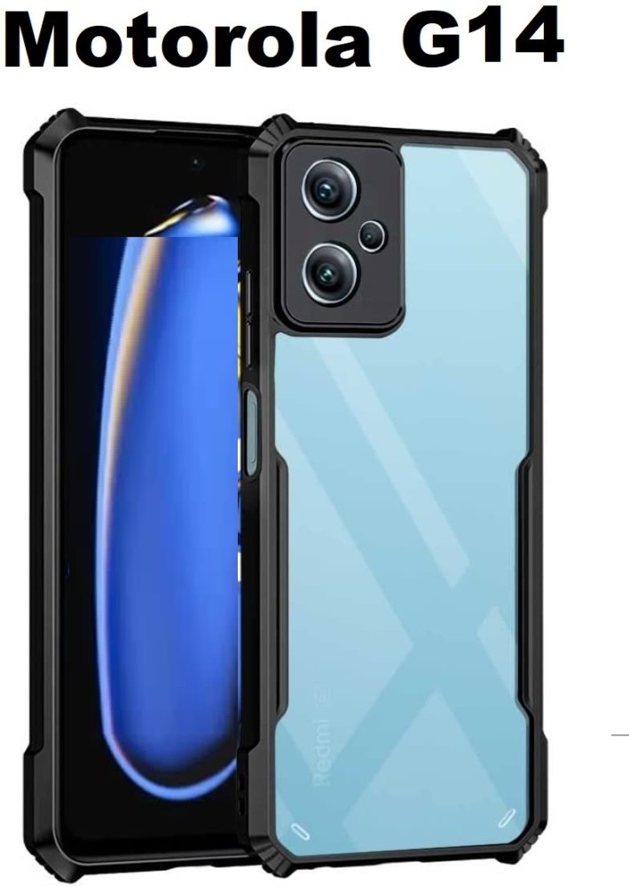 AARALHUB Back Cover Case for Motorola G14::Moto G14 | Acrylic Finish |  Transparent | Motorola G14::Moto G14 Back Cover Case