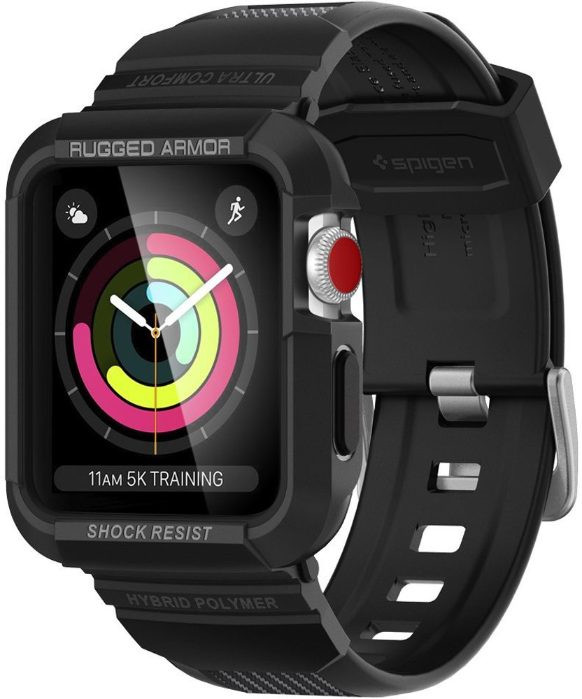 Spigen Rugged Armor Pro Front Back Case for Apple Watch 1 2 3 38mm Spigen Flipkart