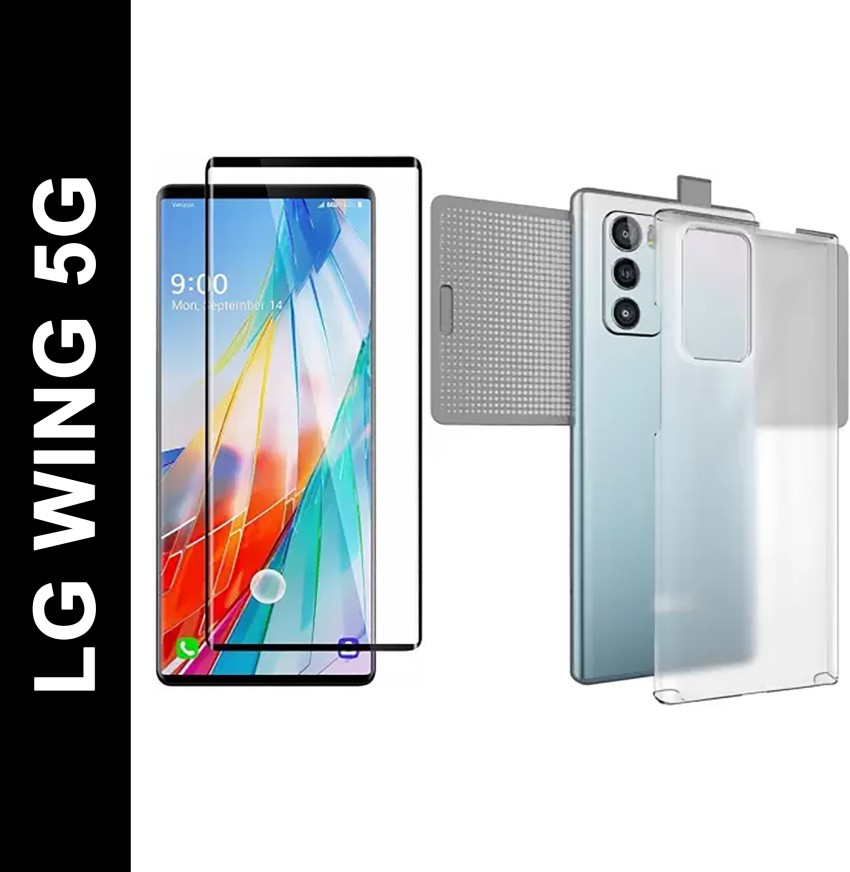 Lustree Back Cover for LG WING 5G Hard Cover Full Protection