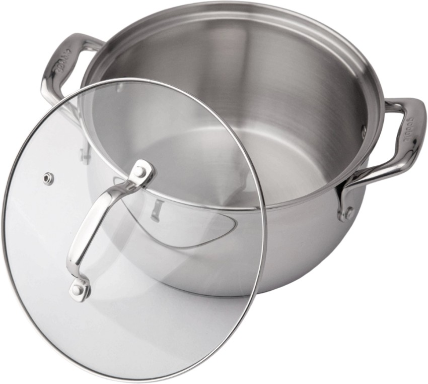 Gobble 10 Tri-Ply Stainless Steel Honeycomb Fry Pan Fry Pan 24 cm diameter  1.8 L capacity Price in India - Buy Gobble 10 Tri-Ply Stainless Steel Honeycomb  Fry Pan Fry Pan 24