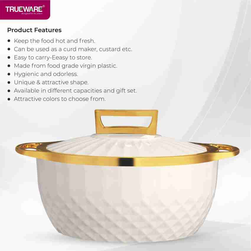 TUPPERWARE Cristal way 600 ml microwave safe pack of 1 Thermoware Casserole  Price in India - Buy TUPPERWARE Cristal way 600 ml microwave safe pack of 1  Thermoware Casserole online at