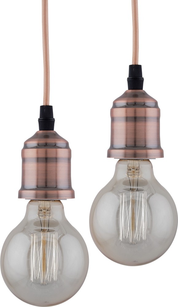 Buy Homesake ® 40W E26/ E27 Industrial Light, Hanging Vintage Edison  Pendant Lamp, Metal, Antique Brass (Gold). Online at Low Prices in India 