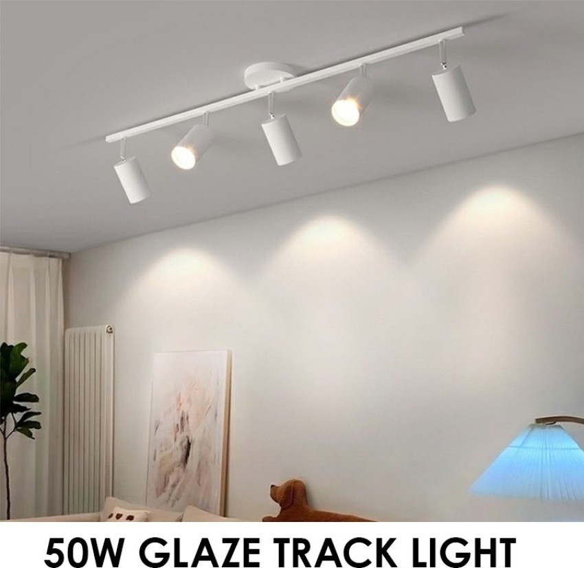 Glow Right Led Glaze Track Light 50 Watt Warm White Color With Aluminium  Body Track Lights Ceiling Lamp Price in India - Buy Glow Right Led Glaze Track  Light 50 Watt Warm
