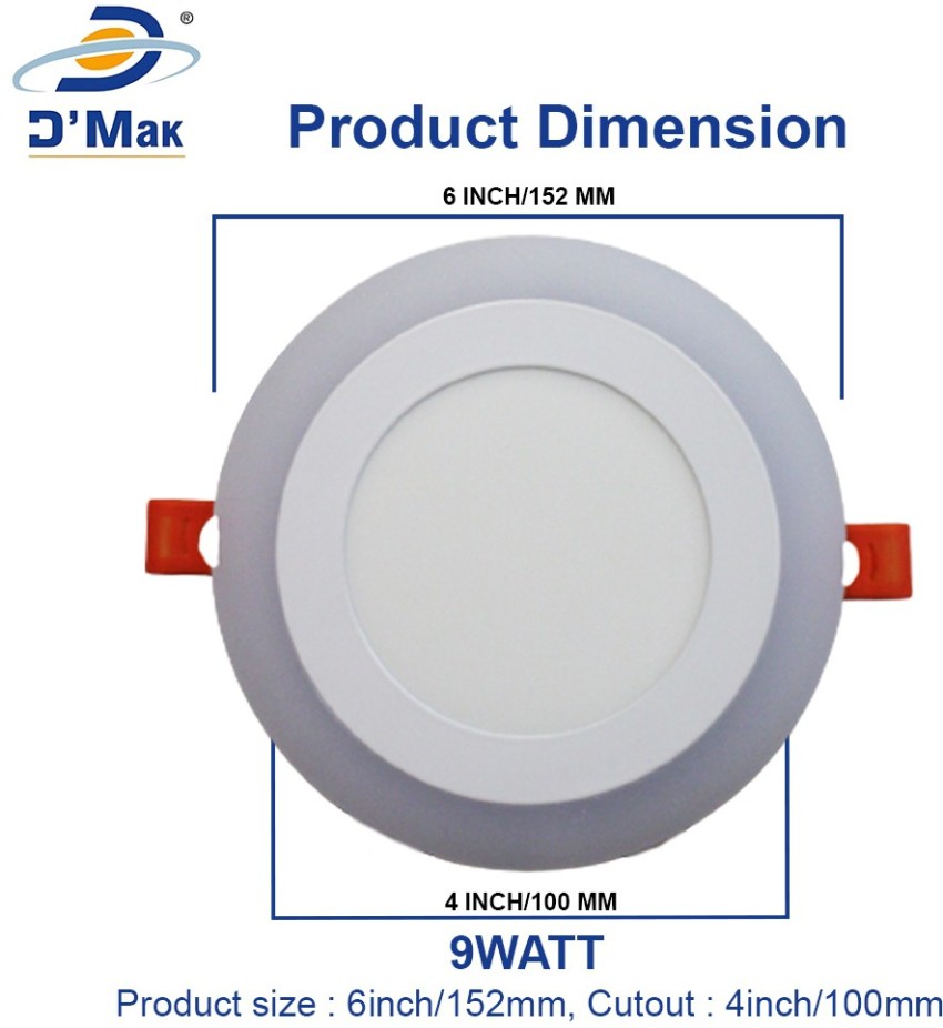 6 inch shop panel light