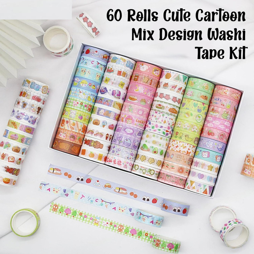 Thinkstar 30 Rolls Washi Masking Tape Set,Decorative Craft
