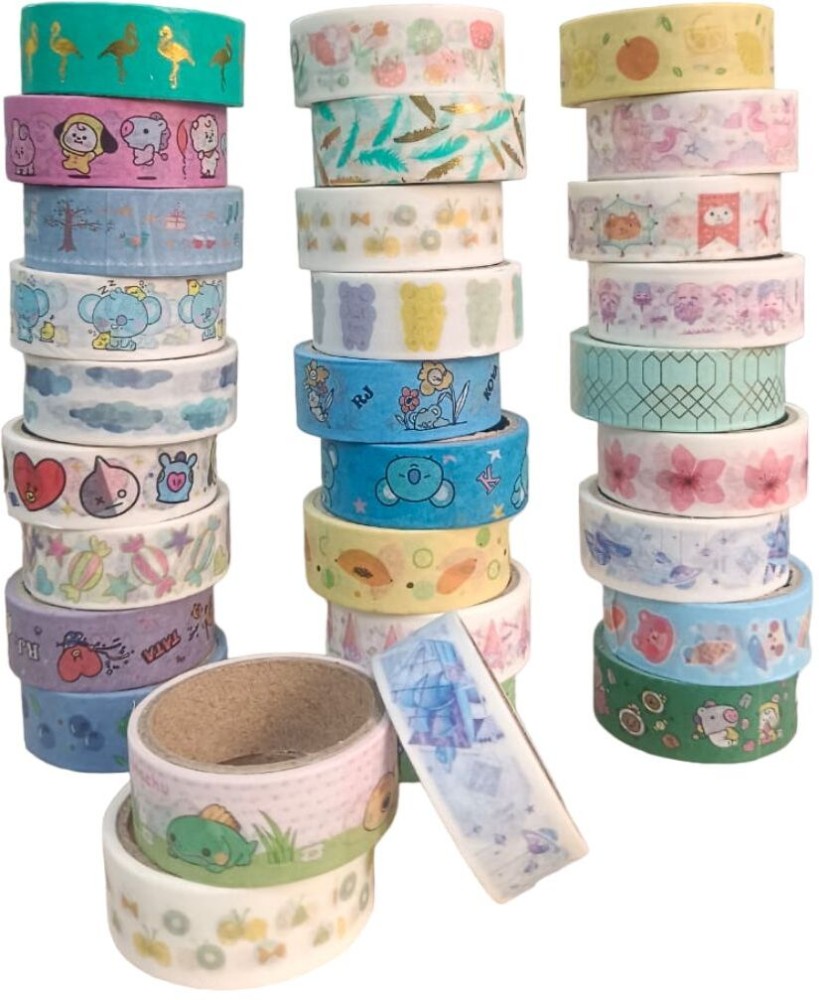 Washi Kids Tape Multi-Pattern Decorative Masking Tape DIY