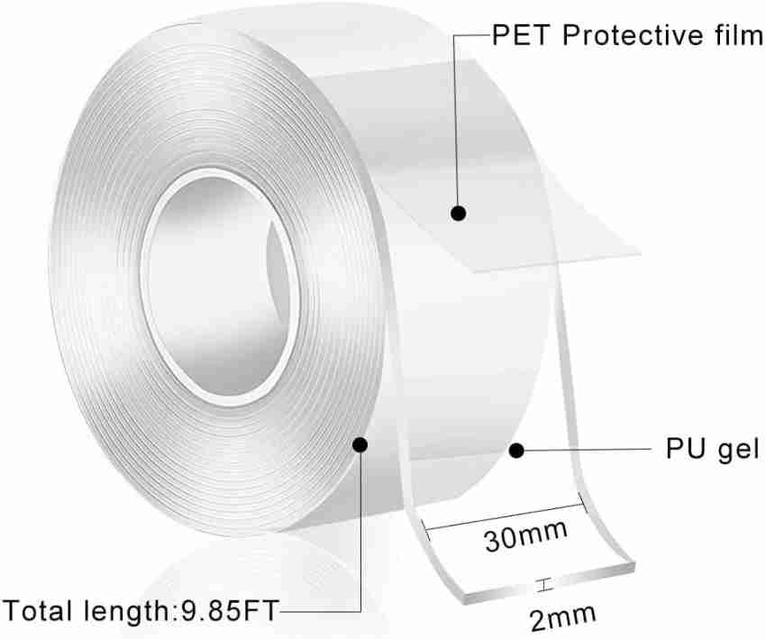Transparent Double Sided Tape Sticker High Strength Waterproof