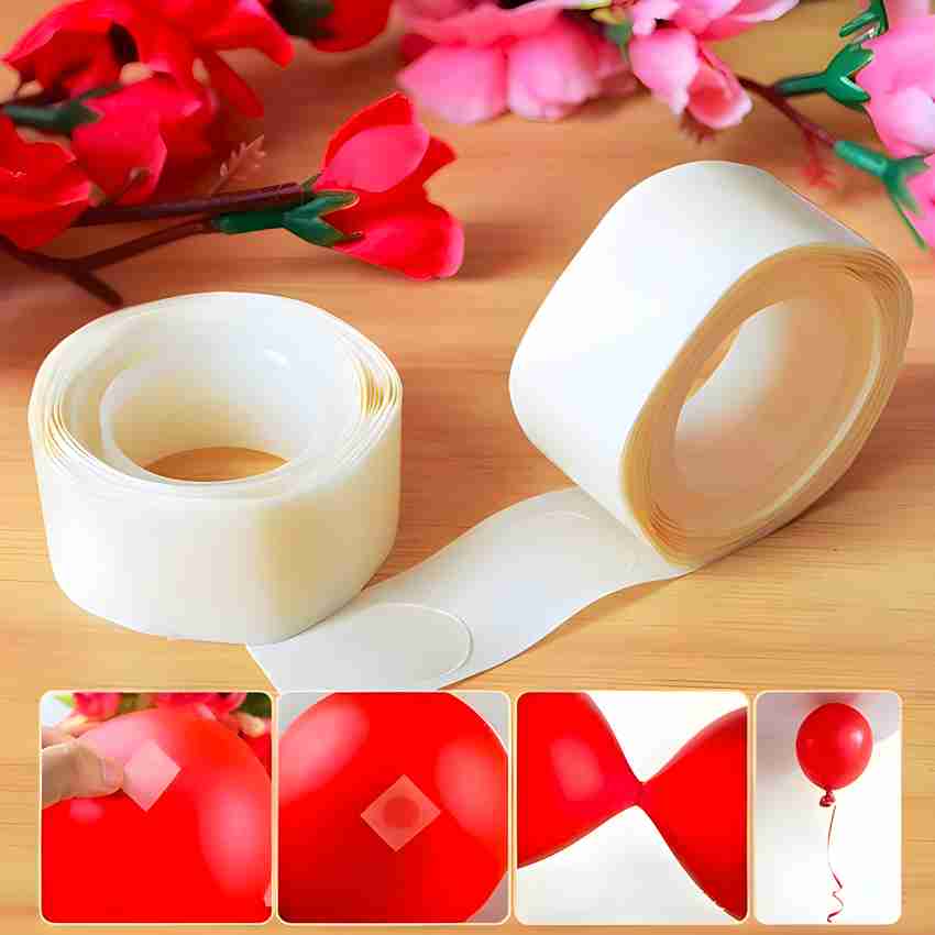 100 Point Glue Point Clear Balloon Glue Removable Adhesive Dots Double  Sided Dots of Glue Tape for Balloons for Party or Wedding