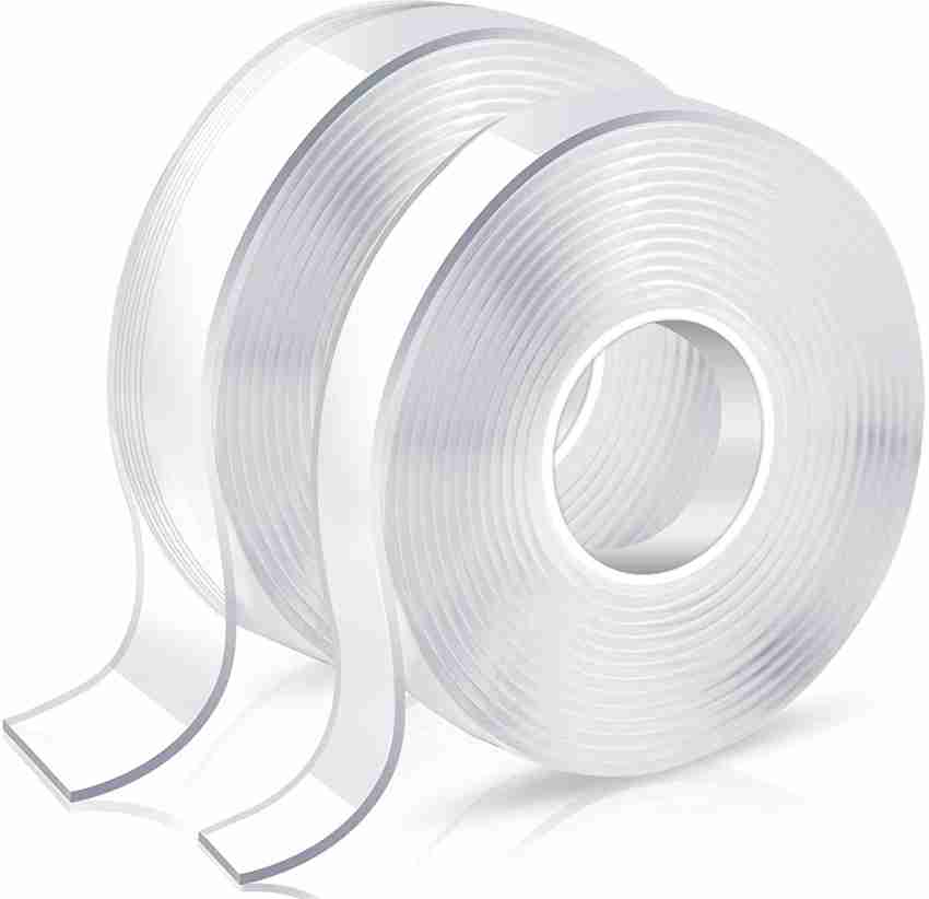 Wovas Nano Double Sided Tape Heavy Duty - Multipurpose Removable Traceless  Mounting Adhesive Tape for Walls?Washable Reusable Strong Sticky Strips Gel  Grip Tape, Carpet Mat Poster Tape for Home Office 3 m