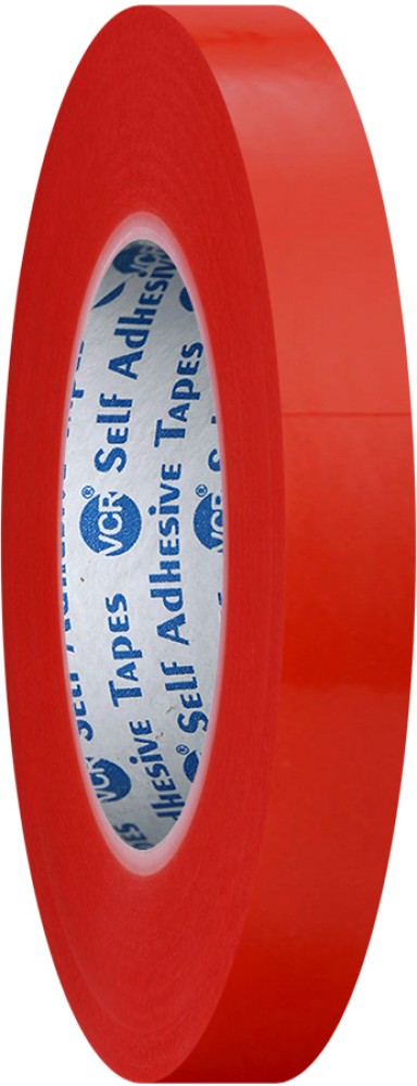 Custom Single Side Self-adhesive Duct Tape 10mm - 1050mm Red