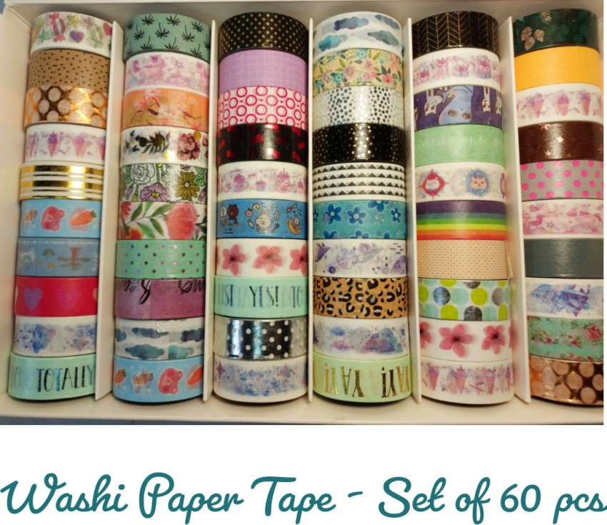 24 Rolls Washi Tape Set- 15 mm Wide Cute Colored Masking Tape DIY  Decorative Adhesive for Arts and Crafts, Scrapbooking Supplies, Christmas  Gift