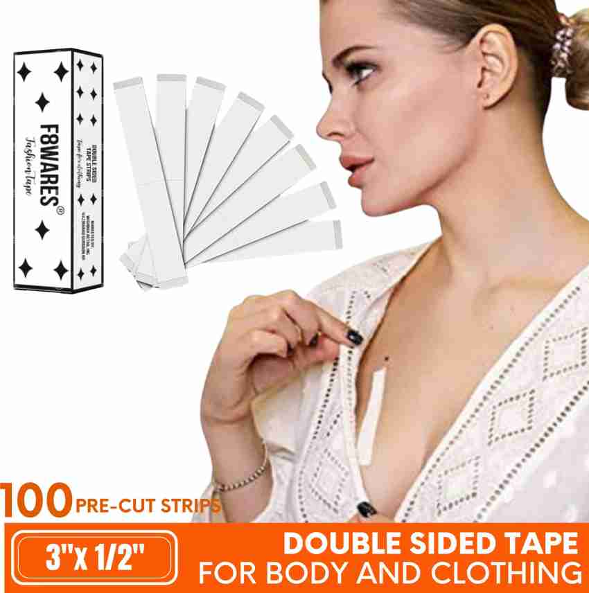 F8WARES Double Sided Tape for Clothes / Fashion Tape  Invisible Double-sided Dressing Body Tape Clothing Bra Strip, Body Tape for  Women, Body Clothing Stickers (Manual) - Clothing Bra Strip, Body