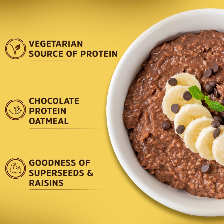 Buy Yogabar Dark Chocolate Oatmeal 1kg, Dark Chocolate Oats, Healthy  Chocolate Protein Food & Breakfast Cereal, Gluten Free Oats, High in  Fibre & Antioxidants