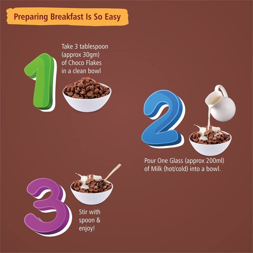 Buy Yogabar Choco Cereal 345g, No Maida Chocos for Kids, Delicious  Chocolate Chocos, Healthy Protein Food & Breakfast Cereal