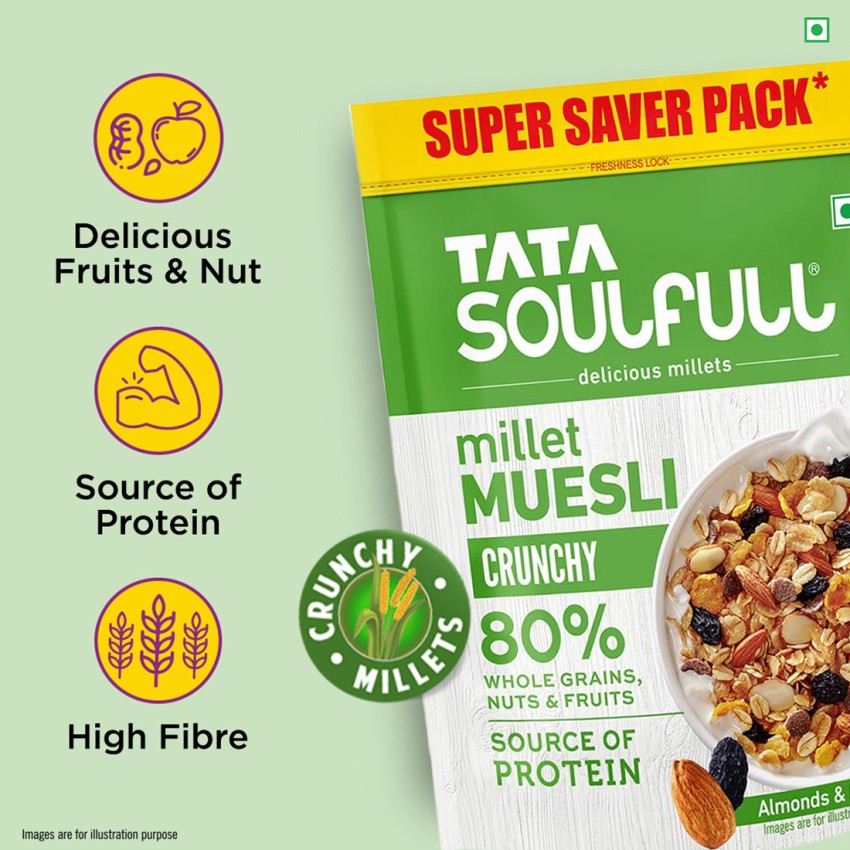 Muesli Fruit and Nut, Tata Soulfull