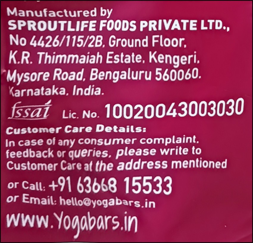 Yogabar Muesli Plus Pouch Price in India - Buy Yogabar Muesli Plus Pouch  online at