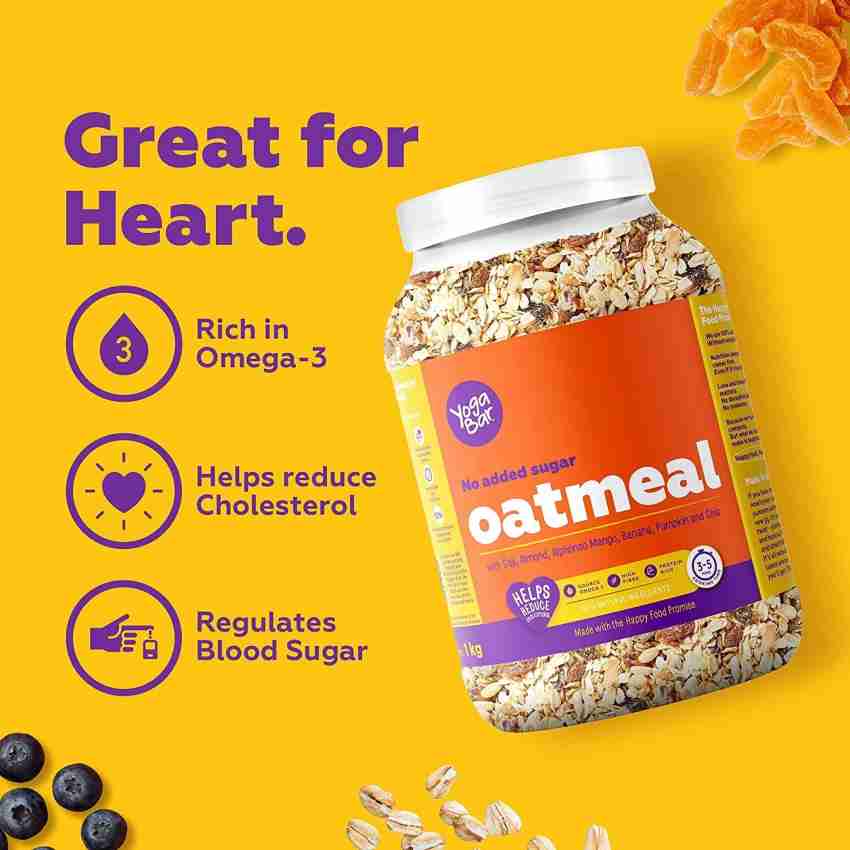 Yogabar Fruit & Nut Oatmeal 1kg and Fruit & Nut Muesli 700g Combo Plastic  Bottle Price in India - Buy Yogabar Fruit & Nut Oatmeal 1kg and Fruit & Nut  Muesli 700g