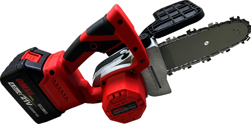 OMXE Handheld Chain Saw for Wood Cutting Tree Trimming 21V Double
