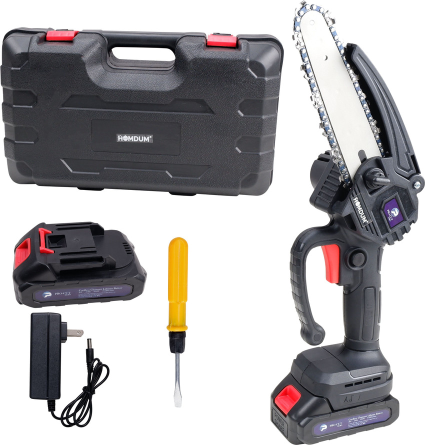 6 inch store battery operated chainsaw