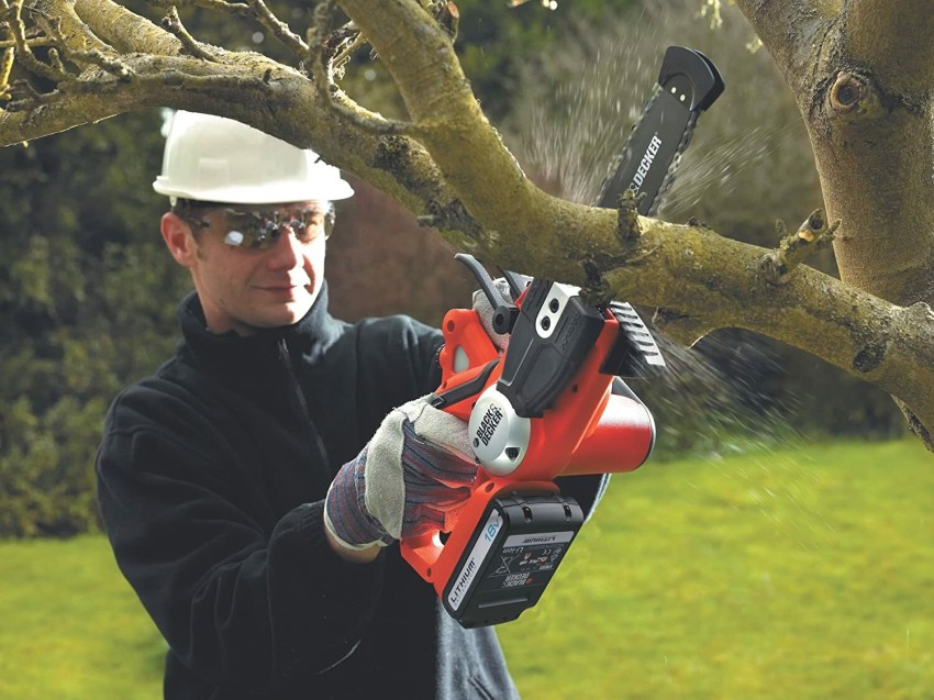 Black and discount decker lithium chainsaw