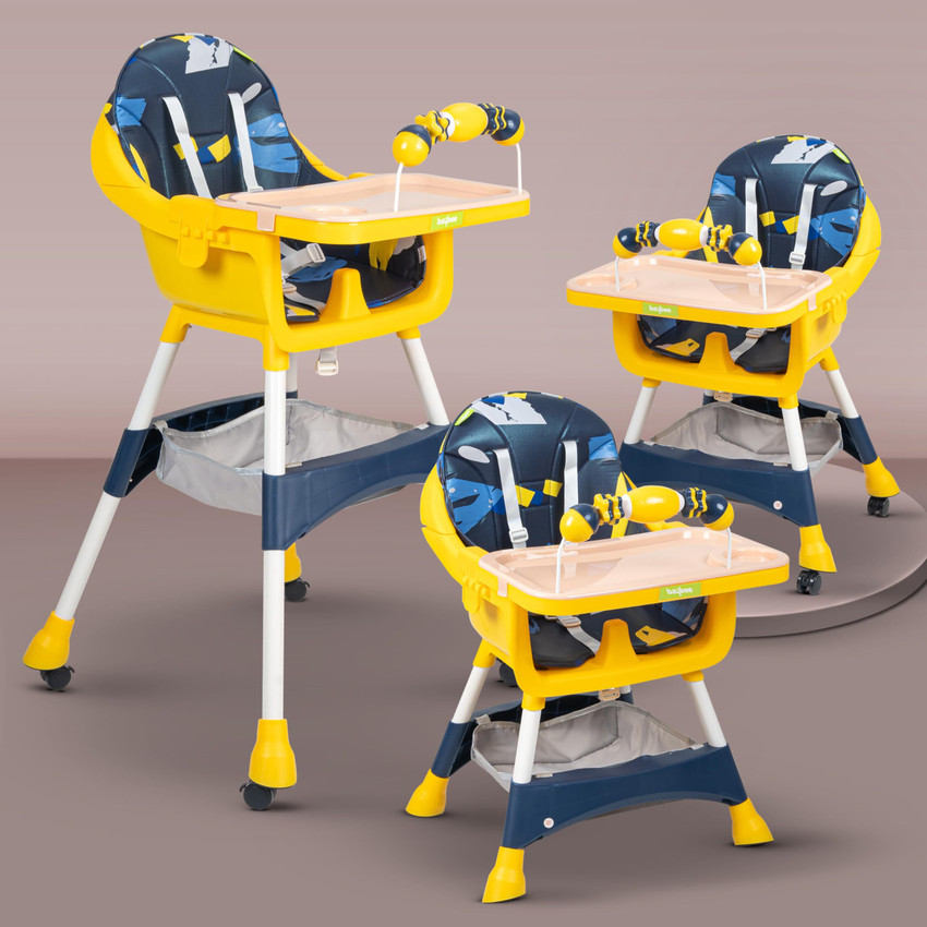 baybee 3 in 1 Baby High Chair for Kids Feeding with 3 Height