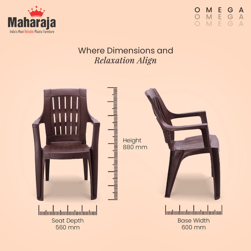 MAHARAJA Omega Orthopaedic chair with Fully Comfort for Home Restaurant Plastic Outdoor Chair Price in India Buy MAHARAJA Omega Orthopaedic chair with Fully Comfort for Home Restaurant Plastic Outdoor