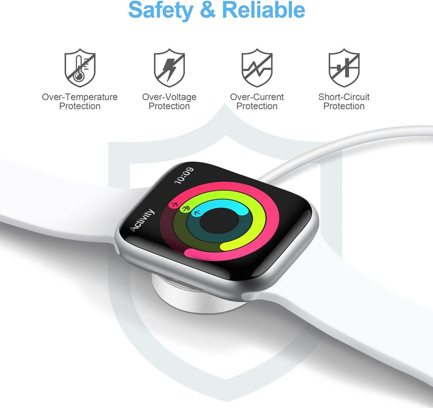 MARS Watch Wireless Charger For Apple Watch Series 8 TO 1 Magnetic Portable Cable Charging Pad Price in India Buy MARS Watch Wireless Charger For Apple Watch Series 8 TO 1