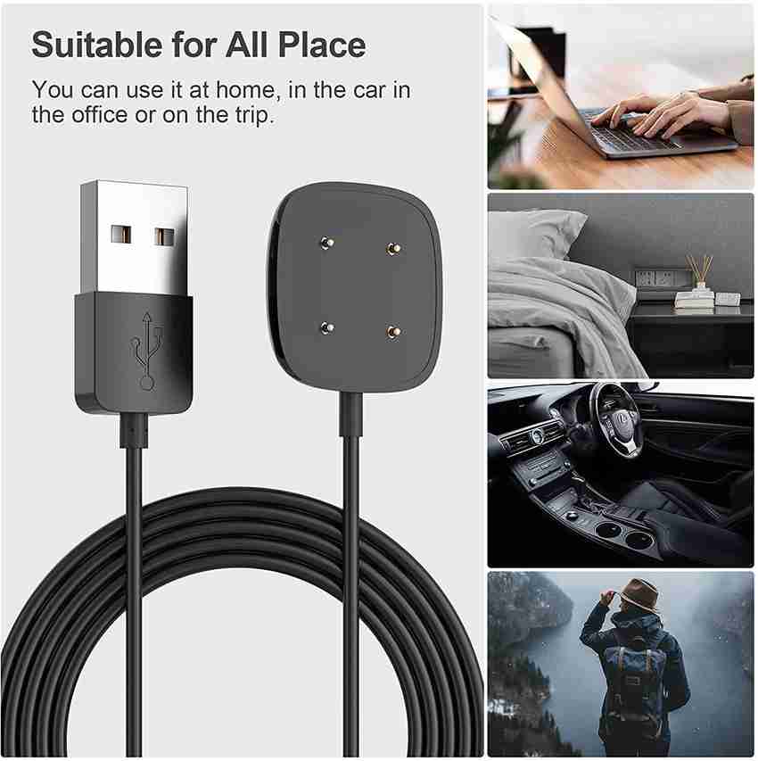 Speeqo 4 Pins Magnetic Charger Compatible For Fitbit Sense and Fitbit Versa 3 Charging Pad Price in India Buy Speeqo 4 Pins Magnetic Charger Compatible For Fitbit Sense and Fitbit Versa