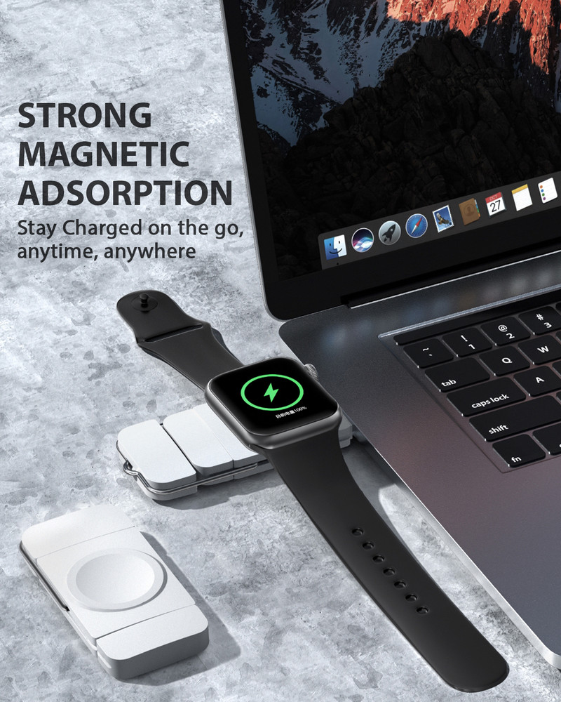 Charge apple watch top on the go