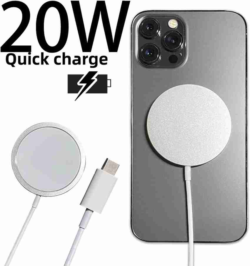 Voiture 20 W Magnetic Wireless Charger For iPh 12 Pro Max Qi 20W PD Fast Wireless Charging Charger Induction Pad Magsaf Charger Charging Pad Price in India Buy Voiture 20 W