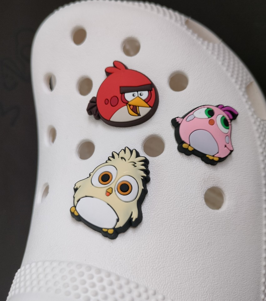 Angry Birds Game Croc Charms, Jibbitz, Clogs Set | Flap Into Fun With Playful Accessories!